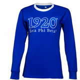 ZPB - Blue Embroidered Long Sleeve top loop