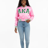 AKA - Cropped Bomber Jacket