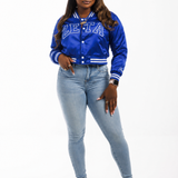 ZPB - Satin Bomber Jacket  (Cropped)