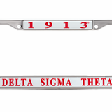 DST- Classic License Frame (White)