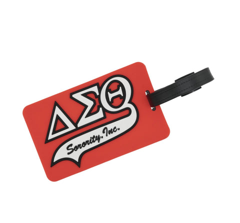 DST -  Luggage Tag (Red w/ Black outline)