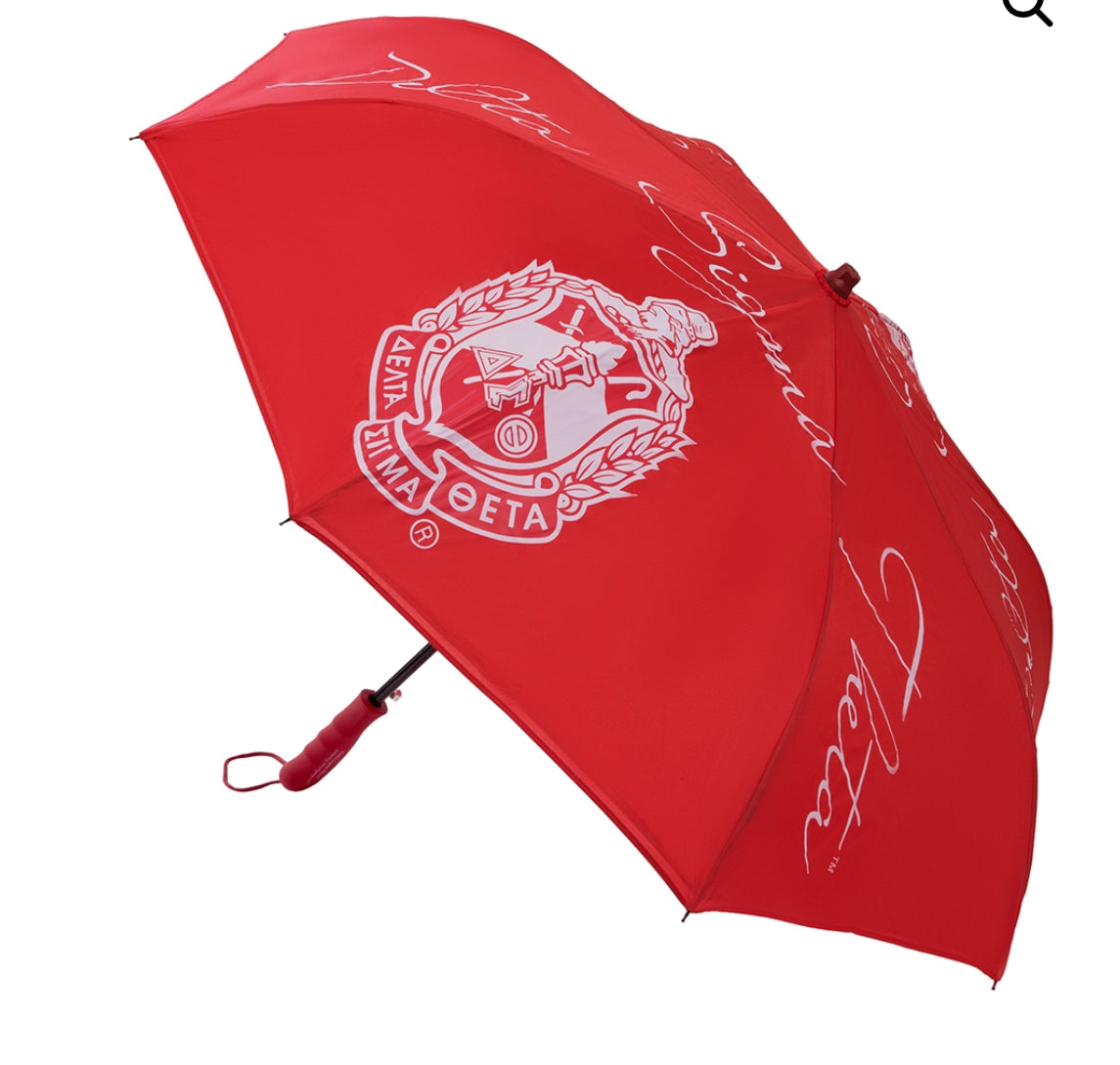 DST - Red inverted umbrella