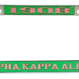 AKA- 1908 License Plate Frame