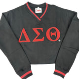 DST - BLACK Cropped Sweater
