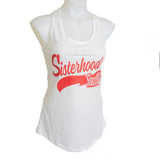 DST - White Sisterhood(red) Racerback