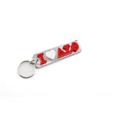 DST- I love DST(symbols)  keychain