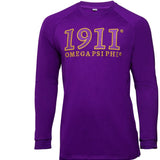 Omega  - LONG Sleeve 1911 Embroider Tee