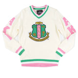 AKA- V-Neck Sweater Ivory