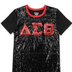 BLACK Sequins Shirt | The Greeks Den – Stylish & Trendy Greek Apparel