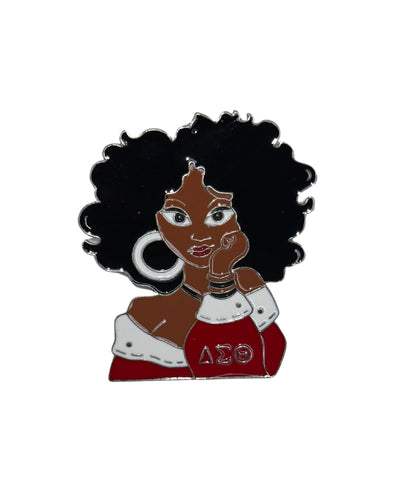 DST - Lady Afro Pin