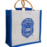 ZPB- Mini Shield Jute Bag | The Greeks Den