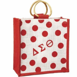 DST- Mini Polka Dot Jute Bag