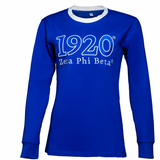 ZPB - Blue Embroidered Long Sleeve top ￼