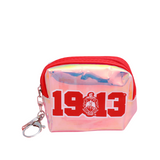 DST - Iridescent Zipper Pouch Keychain