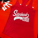 DST - Red Sisterhood(white) razor Back