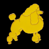 SGRho- Poodle Lapel Pin