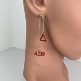 DST - Dangle Earrings (Red)